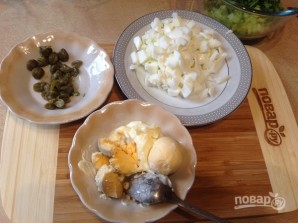 Тосты с салатом из сельдерея и яиц - фото шаг 5