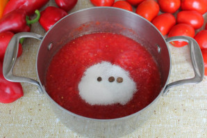 Лечо с томатным соком на зиму - фото шаг 3