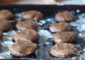 Шоколадное печенье с кусочками шоколада - фото шаг 7
