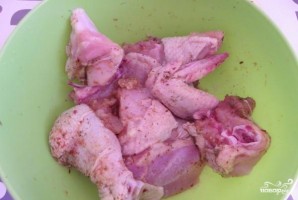 Мясо по-французски с курицей и картошкой - фото шаг 1