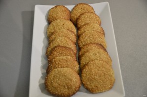 Овсяное печенье с кунжутом - фото шаг 15