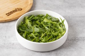 Салат с сыром и оливками - фото шаг 3