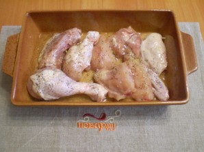 Курица в духовке с овощами и картофелем - фото шаг 2