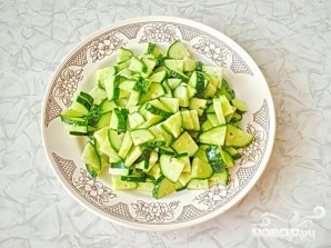 Летний салат по-молдавски - фото шаг 3