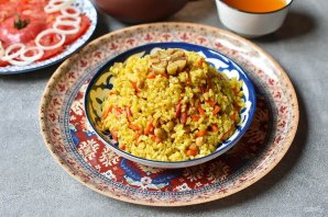 Овощной плов - фото шаг 13