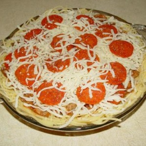 Пирог из спагетти - фото шаг 6