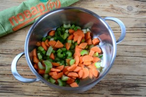 Густой томатный суп с фрикадельками - фото шаг 7