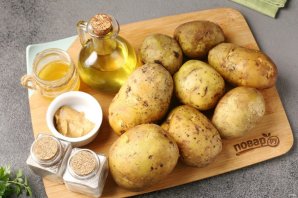 Запечённый картофель в медово-горчичном соусе - фото шаг 1