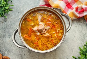 Щи рыбные - фото шаг 9