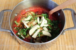 Жареные баклажаны в томатном соусе на зиму - фото шаг 7