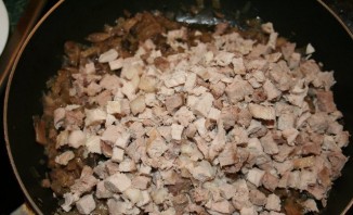 Жульен со свининой и грибами - фото шаг 5