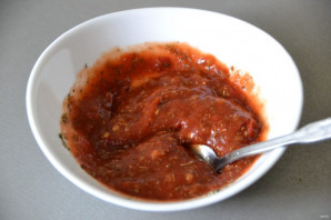 Крылышки "барбекю" в маринаде из томатного соуса - фото шаг 7