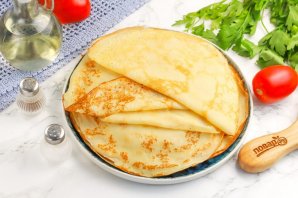 Блины на 1 литр молока - фото шаг 7