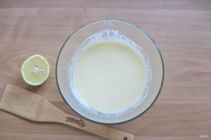 Лимонный пирог с орехами - фото шаг 8