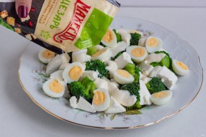 Салат с брокколи "Настроение вкуса" - фото шаг 6
