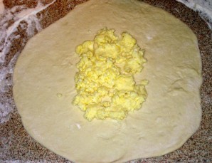 Хачапури с сыром на сковороде - фото шаг 5