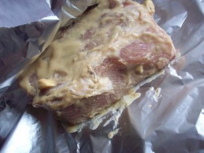 Мясо с горчицей в духовке - фото шаг 3