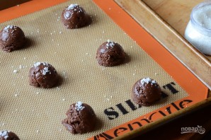 Шоколадное печенье с солью - фото шаг 3