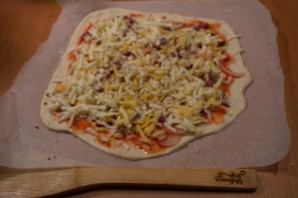 Пицца с индейкой - фото шаг 6