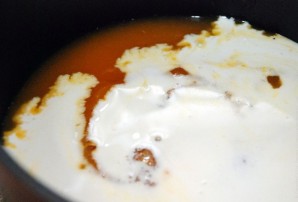 Крем-суп из тыквы со сливками - фото шаг 7