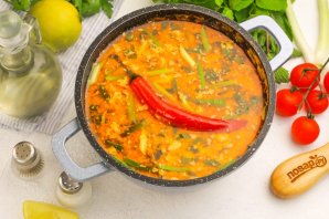 "Том ям" с курицей - фото шаг 10