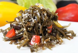 Салат по-корейски из морской капусты - фото шаг 7