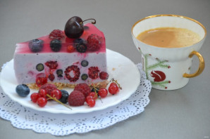 Торт с ягодами без выпечки - фото шаг 21