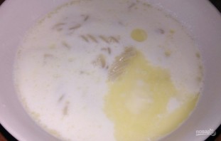Суп молочный с вертушками - фото шаг 5