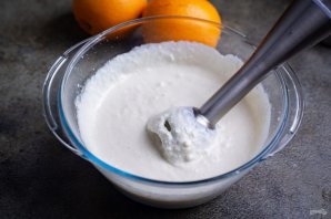 Творожный чизкейк с апельсиновым желе без выпечки - фото шаг 12