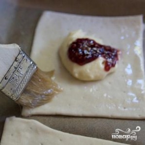 Датские булочки с марципаном и джемом - фото шаг 4