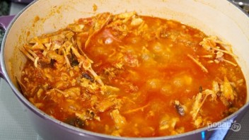 Рыбный томатный суп - фото шаг 7