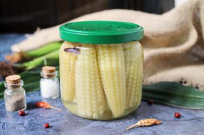 Мини-кукуруза в банке на зиму - фото шаг 7