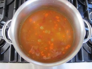 Суп с нутом и кус-кусом - фото шаг 4