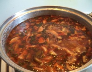 Картофельный суп с грибами   - фото шаг 16