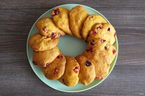 Тыквенное печенье с клюквой - фото шаг 10