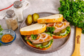 Сэндвич с ростбифом - фото шаг 8