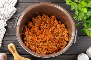 Макароны с мясом в мультиварке - фото шаг 9
