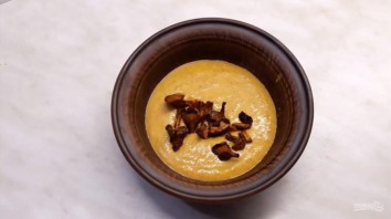 Крем-суп из тыквы с лисичками - фото шаг 5