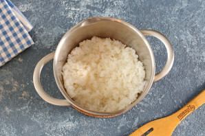 Рис с беконом и яйцом - фото шаг 7