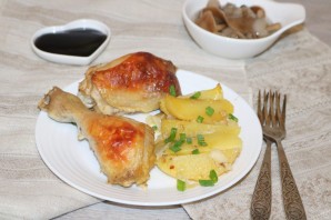 Картофель с курицей в сливках - фото шаг 15