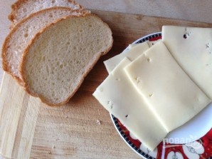 Гренки с сыром на завтрак - фото шаг 3