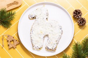 Вегетарианский салат в виде лошади - фото шаг 10