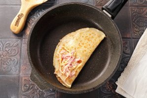 Блины с ветчиной - фото шаг 16