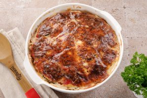 Запеканка из кабачков с картошкой и фаршем в духовке - фото шаг 18