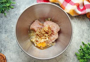 Запеканка с куриным фаршем - фото шаг 7