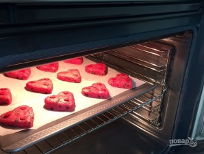 Печенье "Красное сердце" - фото шаг 11