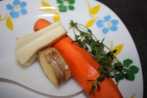 Овощной суп на курином бульоне - фото шаг 1