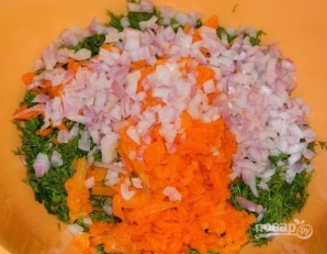Салат из белой фасоли консервированной - фото шаг 5
