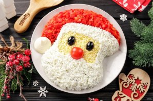 Салат "Дед Мороз-Красный нос" - фото шаг 10