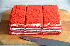 Пирожное "Красное и белое" - фото шаг 22